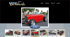 Desktop Screenshot of classiccar-sales.com
